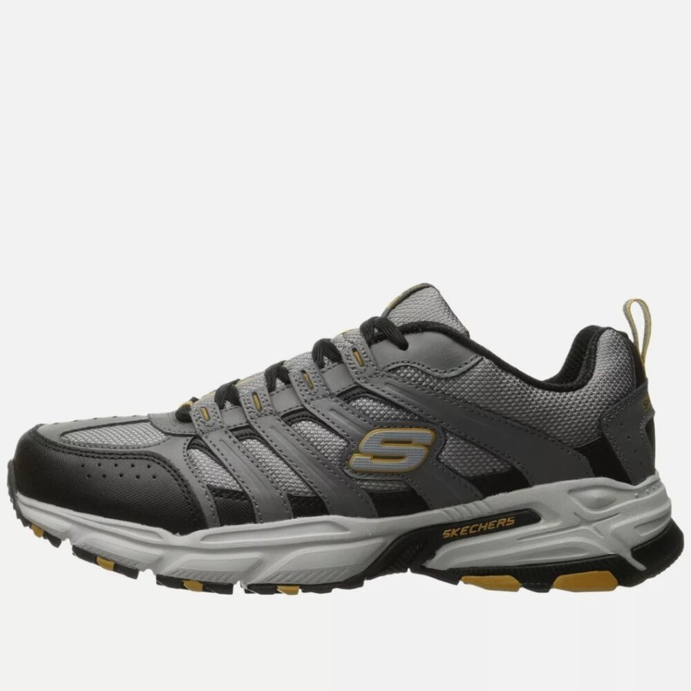 Skechers Stamina Plus RAPPEL Grey Running/Hiking Shoes Men Size 8.5,Like New